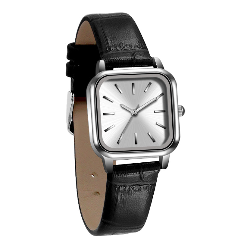 Classic Square Leather Watch
