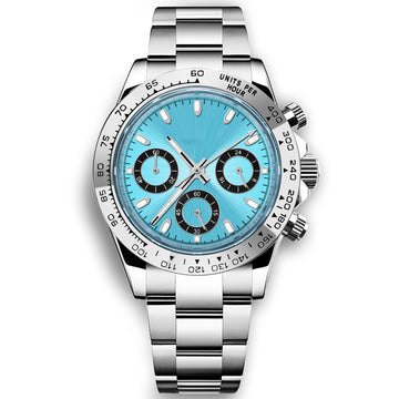 Men’s 40mm Stainless Steel Quartz Chronograph Watch