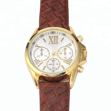 Women’s Leather Quartz Watch