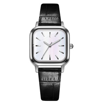 Classic Square Leather Watch
